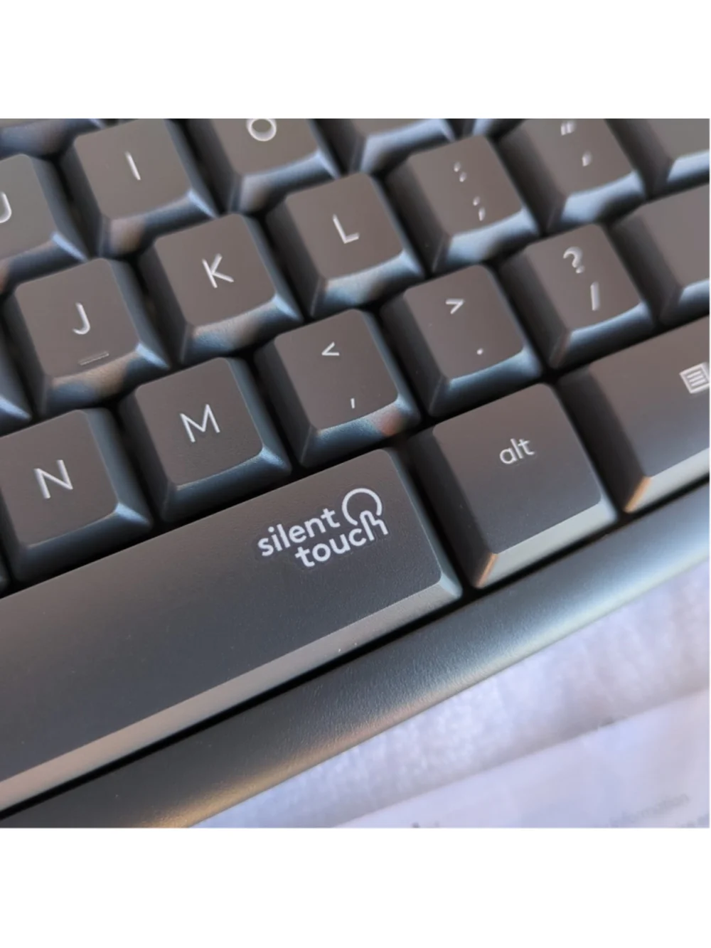 Logitech K295 Silent Touch Wireless Keyboard Black